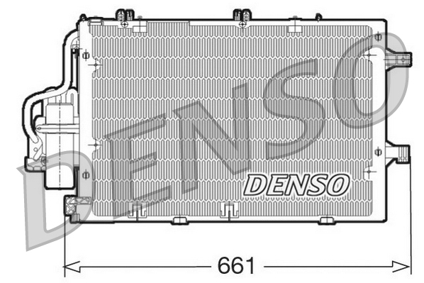DENSO DCN20015 Condensatore, Climatizzatore