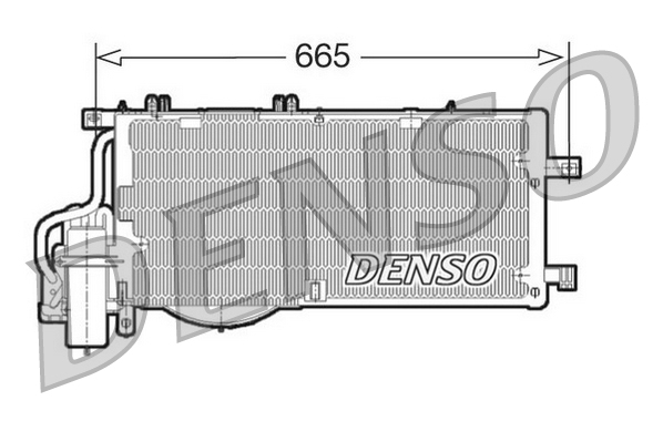 DENSO DCN20016 Condensatore, Climatizzatore-Condensatore, Climatizzatore-Ricambi Euro