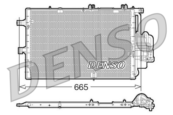 DENSO DCN20017 Condensatore, Climatizzatore-Condensatore, Climatizzatore-Ricambi Euro