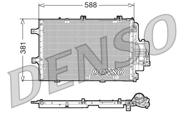 DENSO DCN20020 Condensatore, Climatizzatore