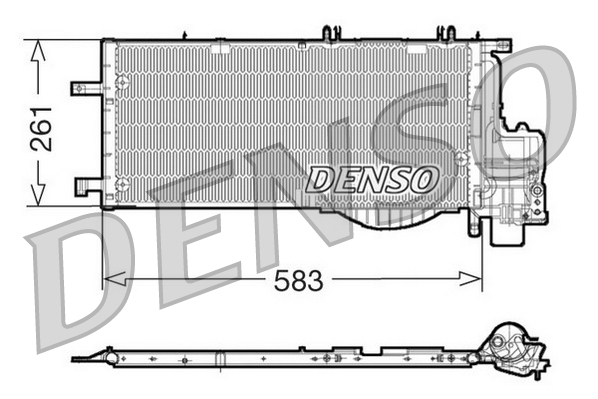 DENSO DCN20022 Condensatore, Climatizzatore