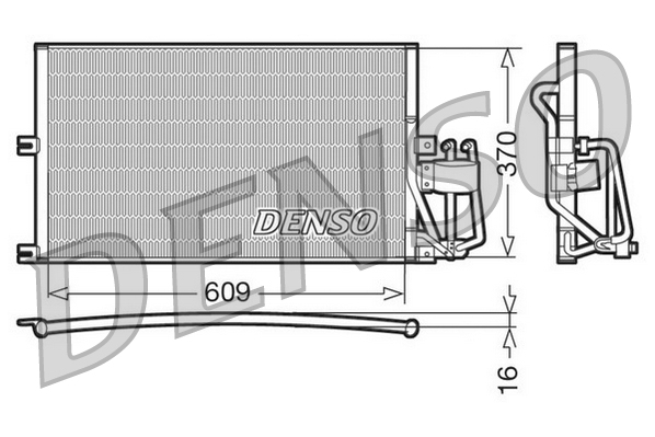 DENSO DCN20029 Condensatore, Climatizzatore-Condensatore, Climatizzatore-Ricambi Euro