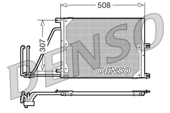 DENSO DCN20030 Condensatore, Climatizzatore-Condensatore, Climatizzatore-Ricambi Euro