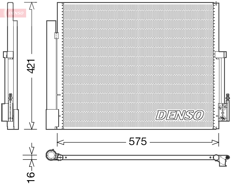 DENSO DCN20036 Condensatore, Climatizzatore