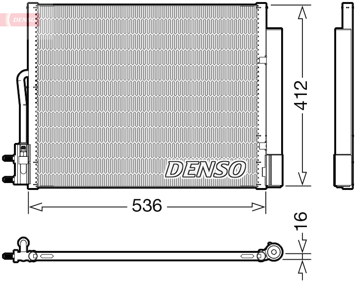 DENSO DCN20043 Condensatore, Climatizzatore
