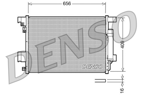 DENSO DCN21001 Kondenzátor,...