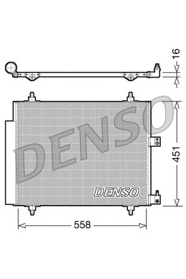 DENSO DCN21005 Condensatore, Climatizzatore