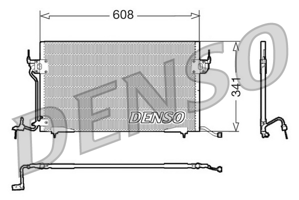 DENSO DCN21010 Condensatore, Climatizzatore-Condensatore, Climatizzatore-Ricambi Euro