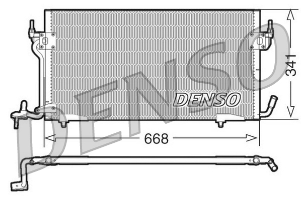 DENSO DCN21011 Condensatore, Climatizzatore