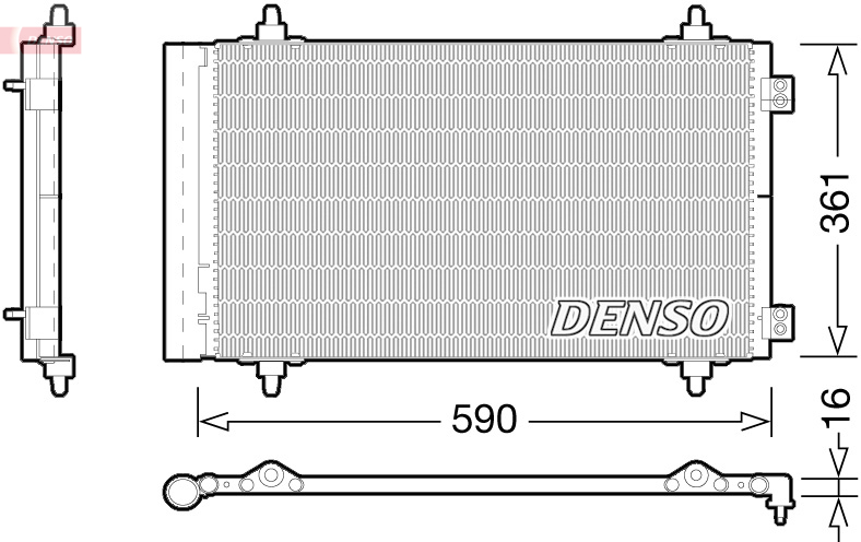 DENSO DCN21018 Condenser,...