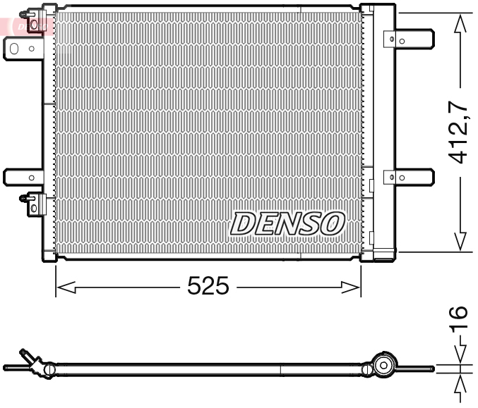 DENSO DCN21022 Condenser,...