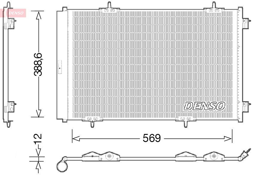 DENSO DCN21030 Condenser,...