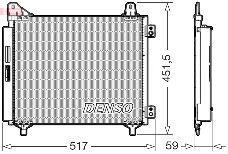 DENSO DCN21035 кондензатор,...