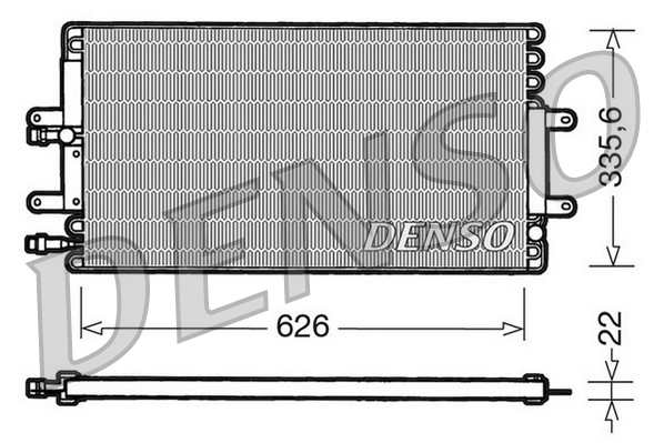 DENSO DCN23001 Kondenzátor,...