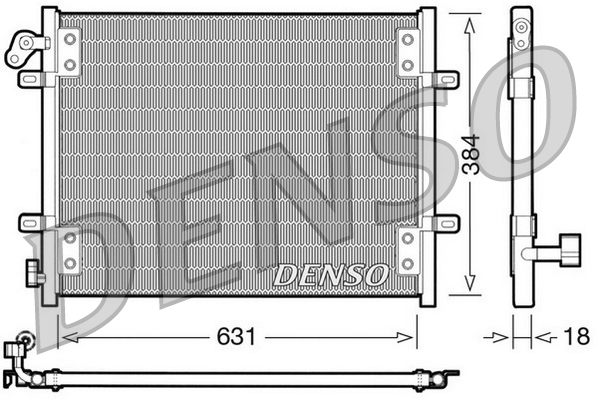 DENSO DCN23002 Condenser,...