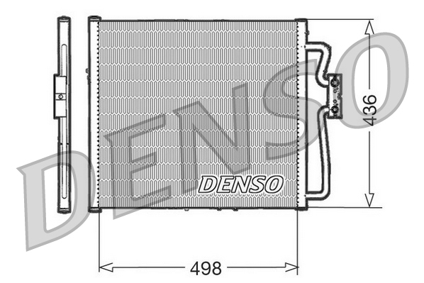 DENSO DCN23009 Condensatore, Climatizzatore-Condensatore, Climatizzatore-Ricambi Euro