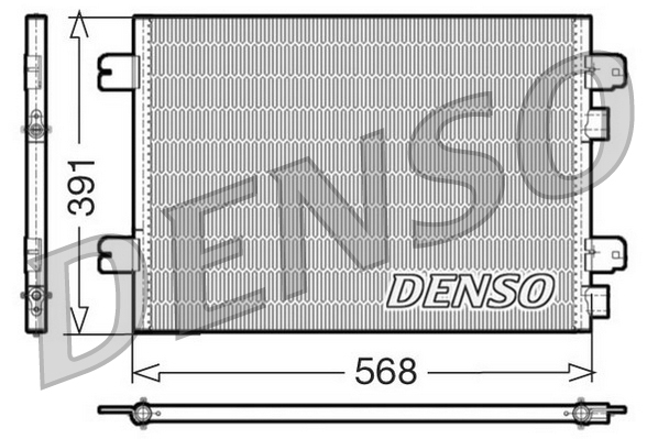 DENSO DCN23011 Condensatore, Climatizzatore-Condensatore, Climatizzatore-Ricambi Euro