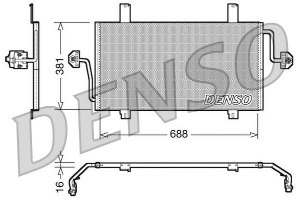 DENSO DCN23016 Condenser,...