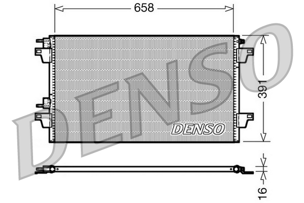DENSO DCN23018 Condensatore, Climatizzatore-Condensatore, Climatizzatore-Ricambi Euro