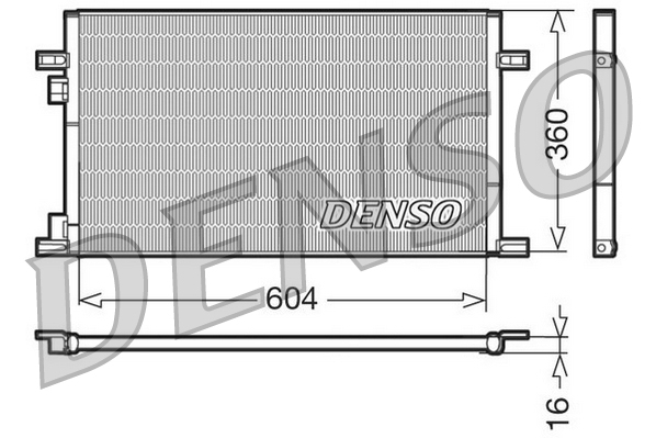 DENSO DCN23019 Condensatore, Climatizzatore