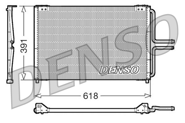 DENSO DCN23020 Condensatore, Climatizzatore