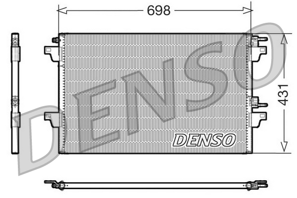 DENSO DCN23021 Condensatore, Climatizzatore