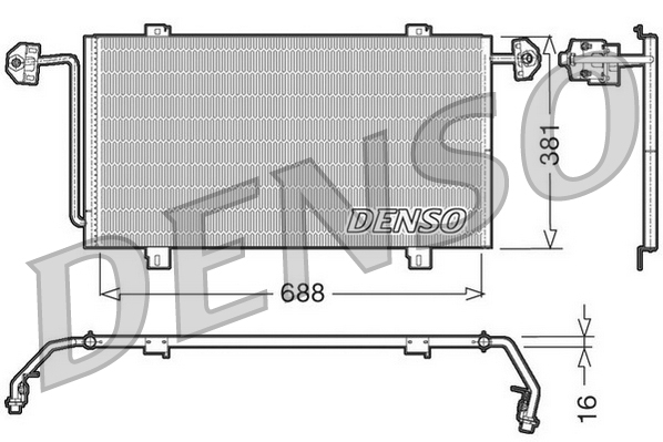 DENSO DCN23023 Kondenzátor,...