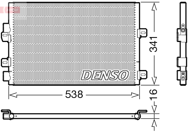 DENSO DCN23028 Condenser,...