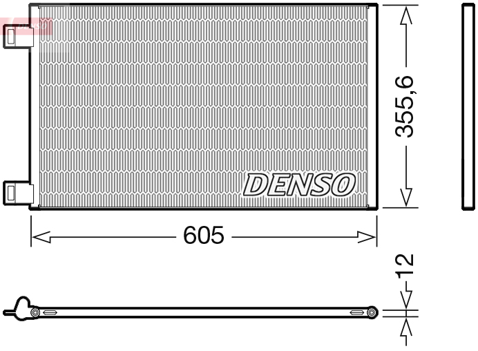 DENSO DCN23041 Condenser,...