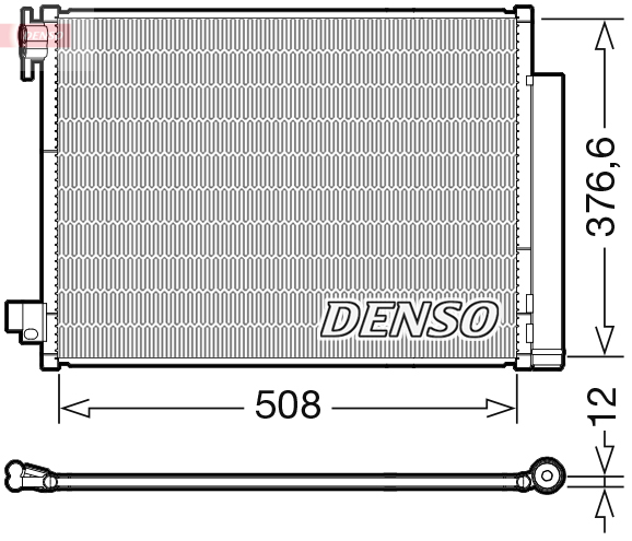 DENSO DCN23052 Condensatore, Climatizzatore