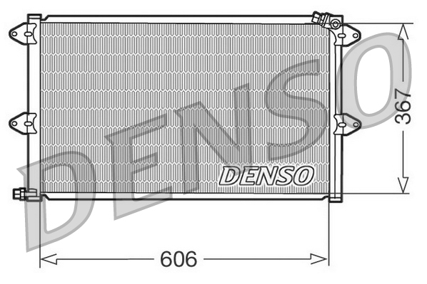 DENSO DCN27001 Condensatore, Climatizzatore-Condensatore, Climatizzatore-Ricambi Euro