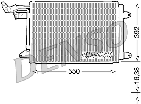 DENSO DCN32002 Condensatore, Climatizzatore