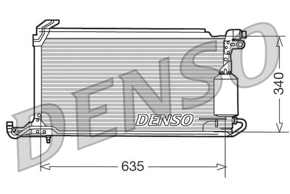 DENSO DCN32010 Condenser,...