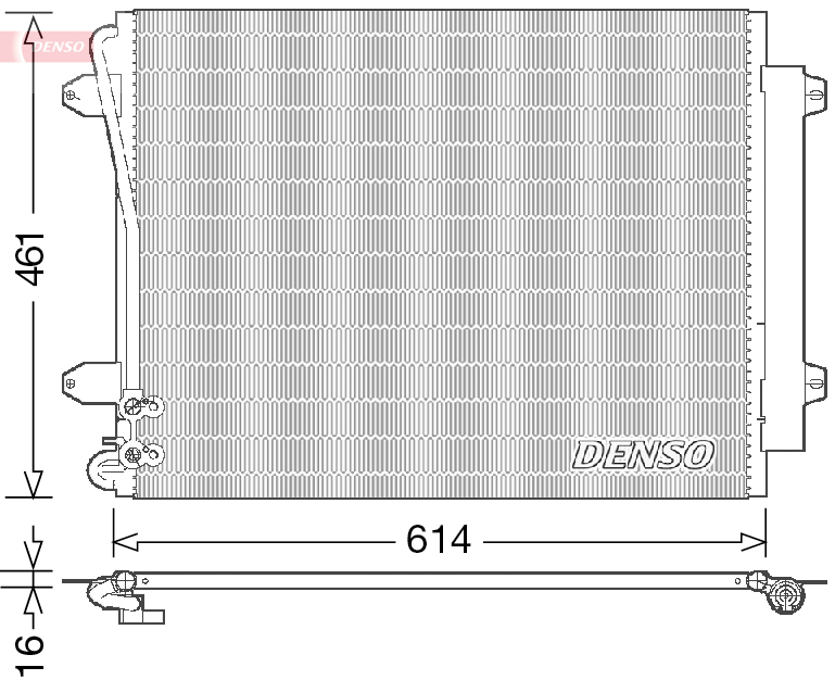 DENSO DCN32011 Condensatore, Climatizzatore-Condensatore, Climatizzatore-Ricambi Euro