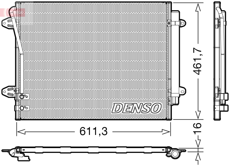 DENSO DCN32012 Condensatore, Climatizzatore