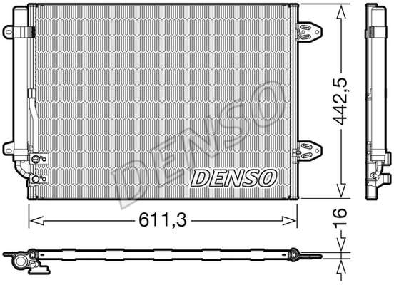 DENSO DCN32013 Condensatore, Climatizzatore-Condensatore, Climatizzatore-Ricambi Euro