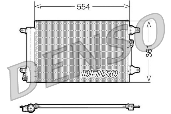 DENSO DCN32015 Condensatore, Climatizzatore-Condensatore, Climatizzatore-Ricambi Euro