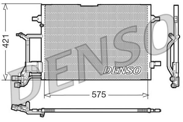 DENSO DCN32016 Condensatore, Climatizzatore-Condensatore, Climatizzatore-Ricambi Euro
