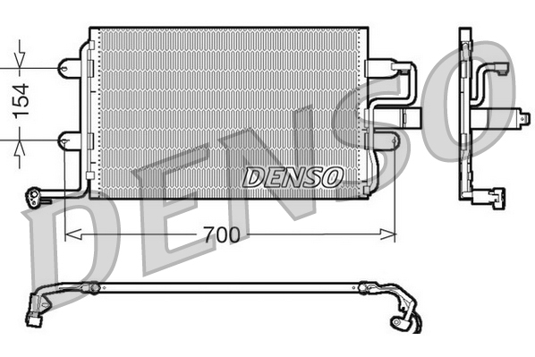 DENSO DCN32017 Condensatore, Climatizzatore-Condensatore, Climatizzatore-Ricambi Euro