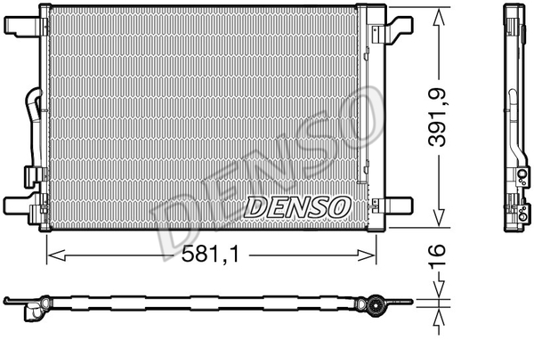 DENSO DCN32024 Condensatore, Climatizzatore