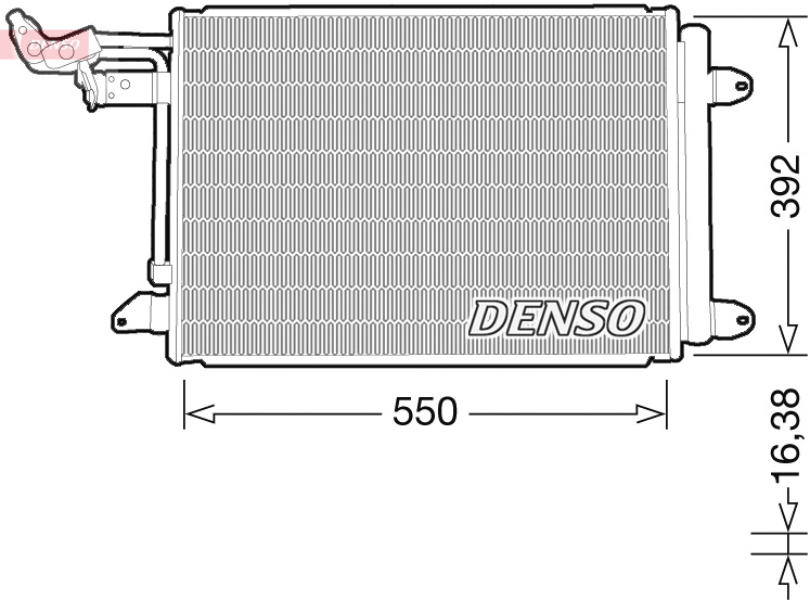 DENSO DCN32032 Condensatore, Climatizzatore