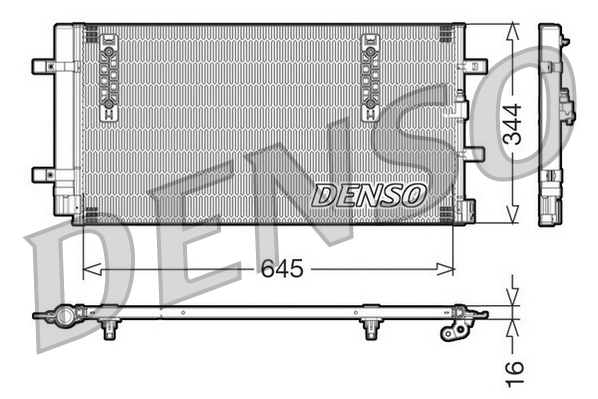 DENSO DCN32060 Condensatore, Climatizzatore