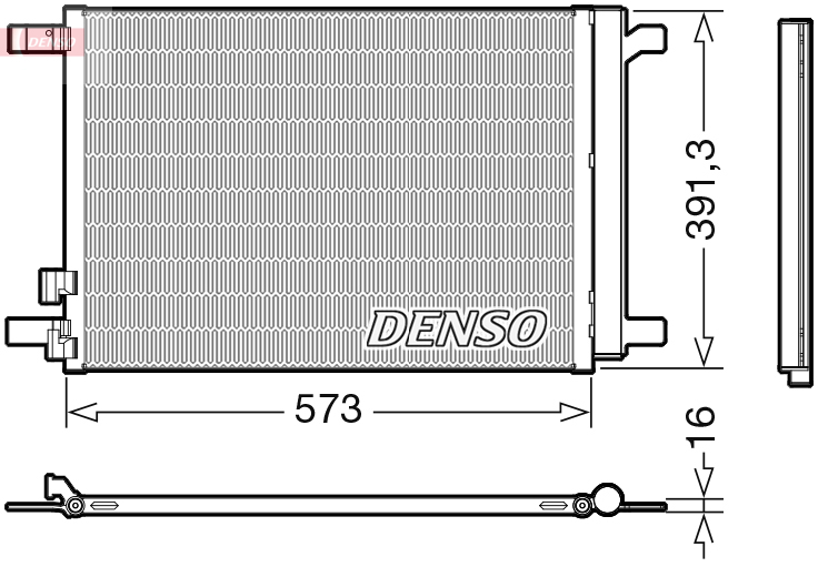 DENSO DCN32066 Condensatore, Climatizzatore