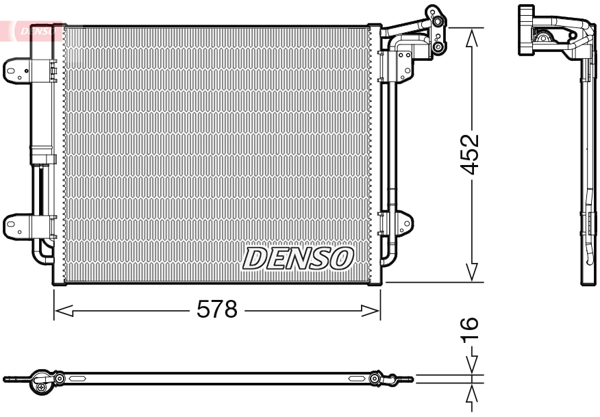 DENSO DCN32067 Condensatore, Climatizzatore