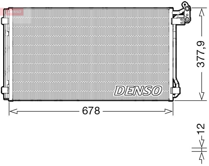 DENSO DCN32068 Condensatore, Climatizzatore