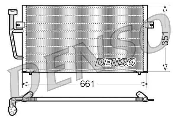DENSO DCN33008 Condensatore, Climatizzatore-Condensatore, Climatizzatore-Ricambi Euro