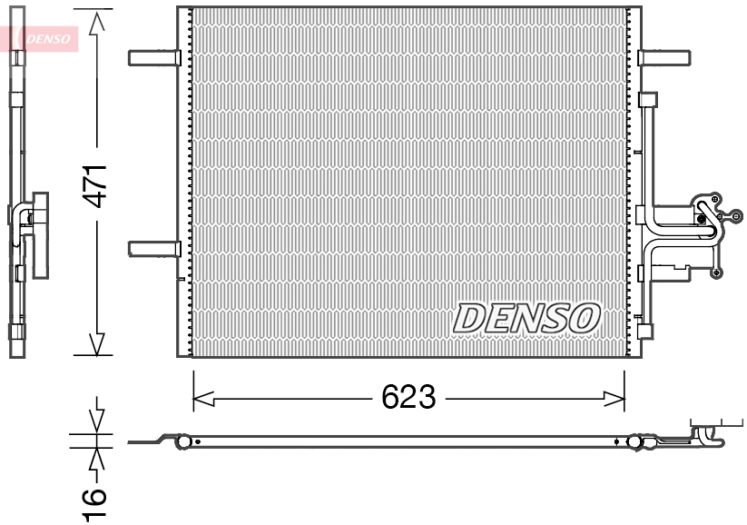 DENSO DCN33010 Kondenzátor,...