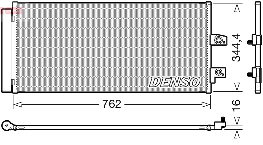 DENSO DCN33016 Condensatore, Climatizzatore-Condensatore, Climatizzatore-Ricambi Euro