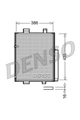 DENSO DCN35001 Condensatore, Climatizzatore-Condensatore, Climatizzatore-Ricambi Euro