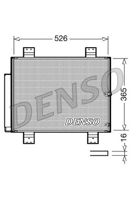 DENSO DCN35002 Condensatore, Climatizzatore